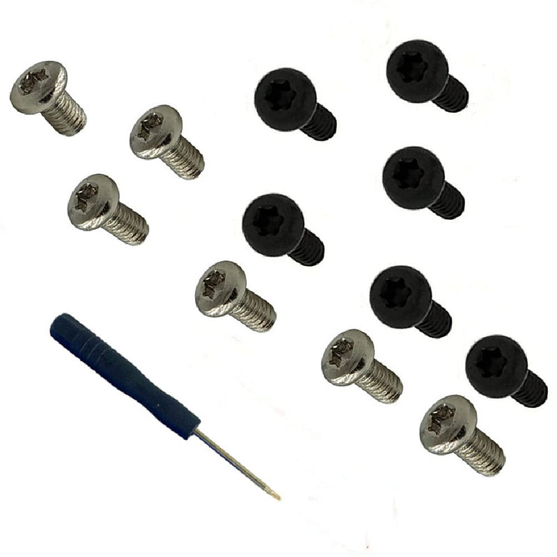 Studio 2.0 Wired/Wireless B0501/B0500 Screws, Studio 3 Screws for Beats Studio 2, Beats Studio 3 Headband Screws Replacement+Screwdriver Repair Kit (6pcs Silver+6pcs Black)