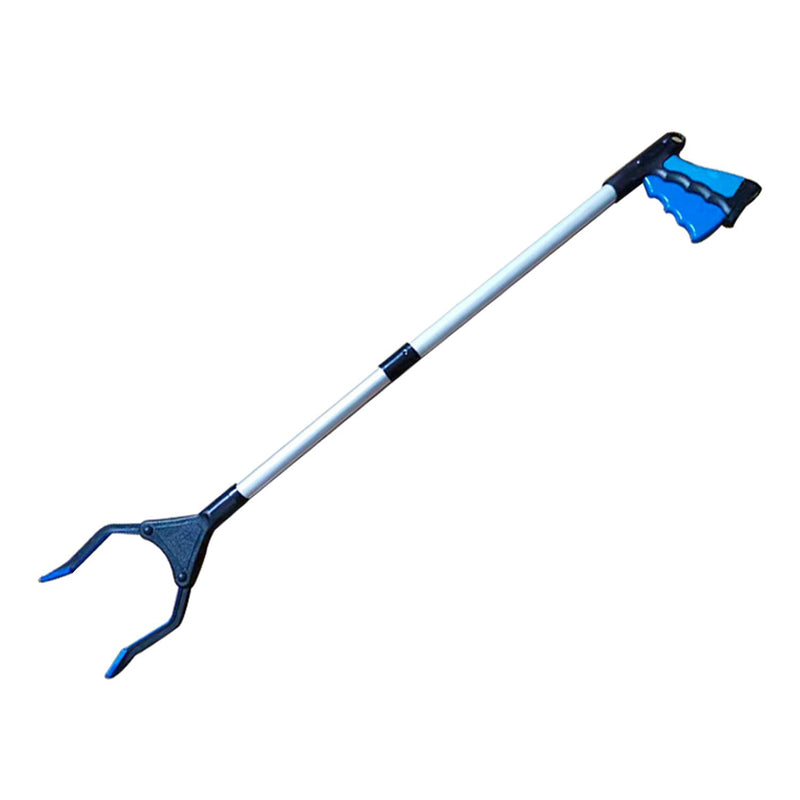 LGEGE 32"(81cm) Reacher Claw Grabber Tool, Foldable Grabbers for Elderly, 90 Degree Rotating Head, Lightweight Extra Long Handy Trash Claw Grabber, Reaching Tool for Trash Pick Up, Litter Picker