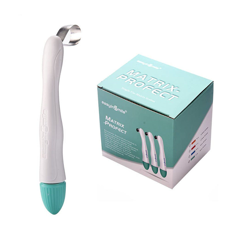 Dental Matrix Band, 50pcs Momar Restoration Matrix-Profecto Sectional Matrix Ring System Adjust (6MM-Curved) 6MM-Curved