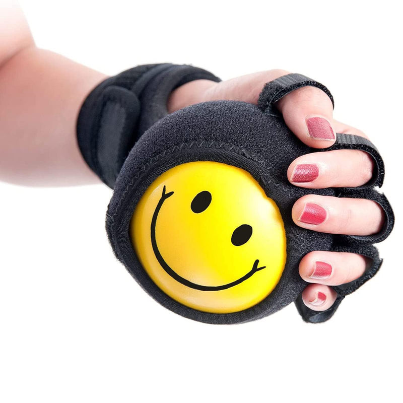 Anti-spasticity Ball Splint Hand Finger for Hand Stroke Hemiplegia Finger Recovery Spasm Dystonia Hemiplegia Finger Training Hand Functional Impairment for Children and Men and Women Medium