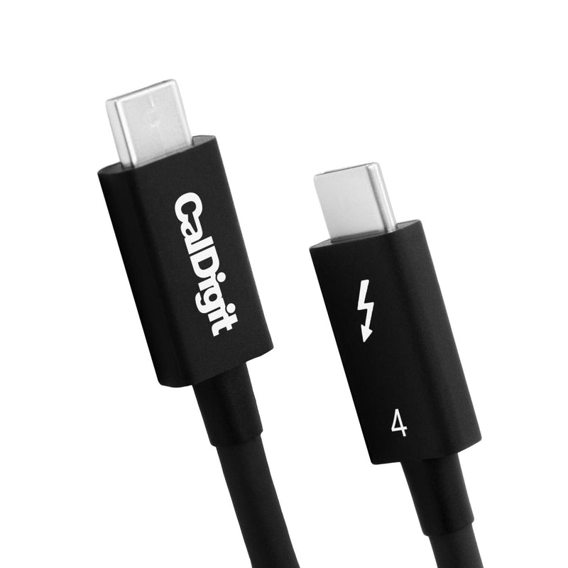 [Intel Certified] CalDigit Thunderbolt 4 Cable - 40Gbps 100W Charging, Compatible with Thunderbolt 3 & USB-C, 2016+ MacBook Pro, Air, 2020+ M1 (1 Meter 3.28 feet, Thunderbolt 4 / USB 4 Cable) 1 Meter 3.28 Feet, Thunderbolt 4 / USB 4 Cable