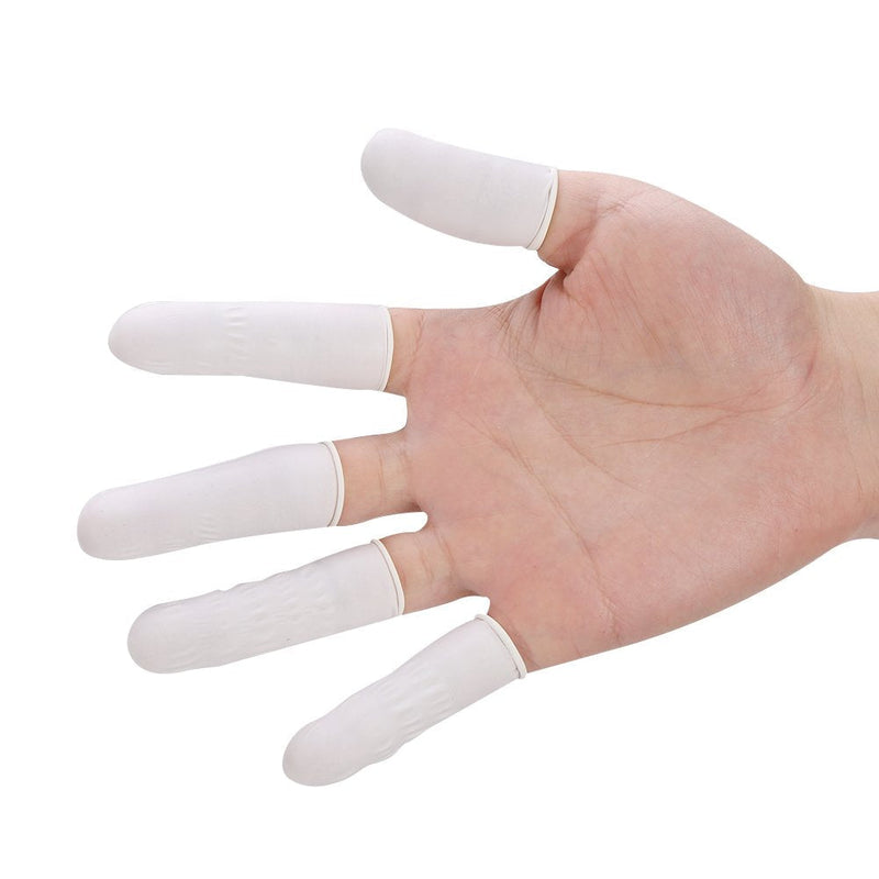 300Pcs Finger Cots, Latex Finger Cots Disposable Anti Static Personal Protective Equipment Watch Repair Tool Beauty