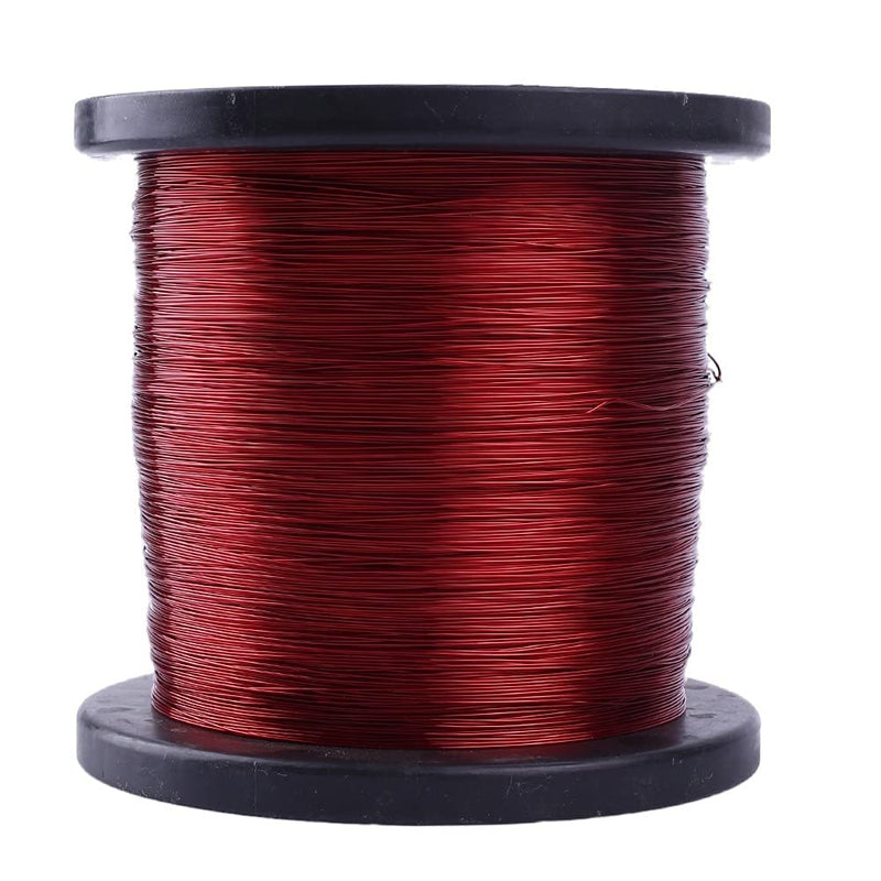 Magnet Wire, Aluminum Enameled Wire 1000g High Temperature Resistant Magnet Winding Wire Widely Used 0.5-1.5mm for Transformers Inductors 0.5MM