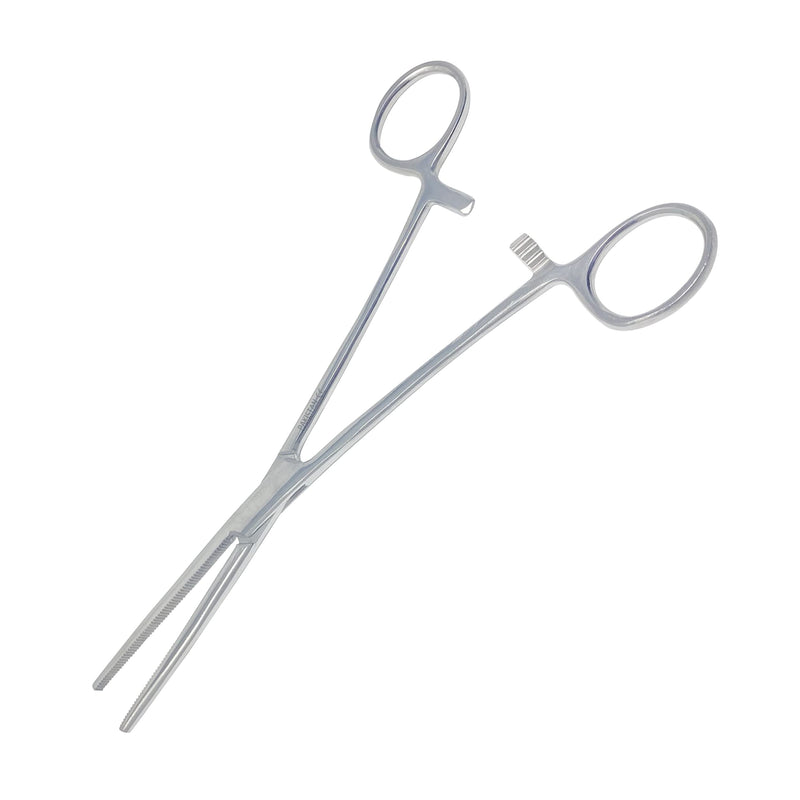 Cynamed Heavy Duty Hemostat Locking Forceps Clamps with Full Serrated Jaws for Better Grip - Premium Quality - Ideal Hemostats for Nurses, Fishing Forceps, Crafts and Hobby (6.25 in, Curved Jaws) 6.25 in.