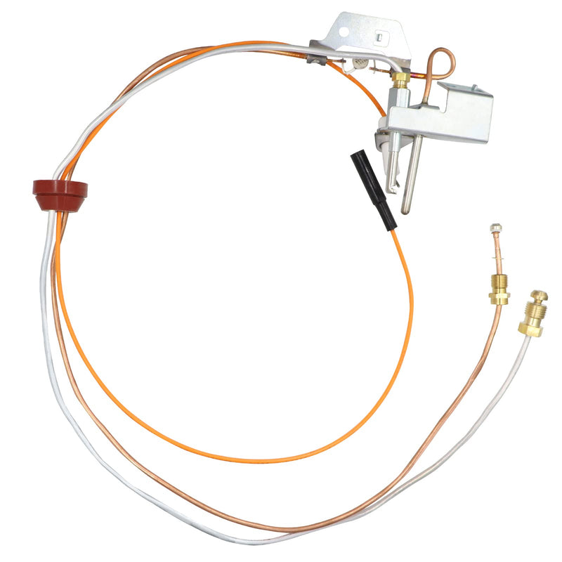 Upgraded 9003542 NAT Gas Pilot Assembly, 100109295 9003542005 18324-190 Water Heater Pilot Assembly Compatible with A.O.Smith, Kenmore, State GS and GSX Natural Gas Water Heater,190 Degree C