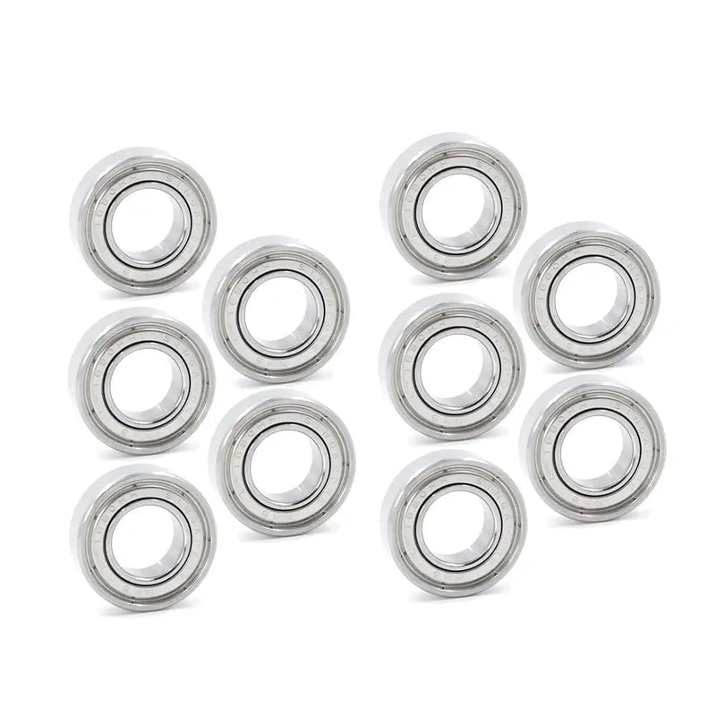 608ZZ Deep Groove Ball Bearing, 8 x 22 x 7 mm for 3D RepRap Printer Linear Motion Accessories, Suitable for Scooters Skateboard Roller Skate Longboard Wheel ABEC-7 High Precision Grade Pack of 10