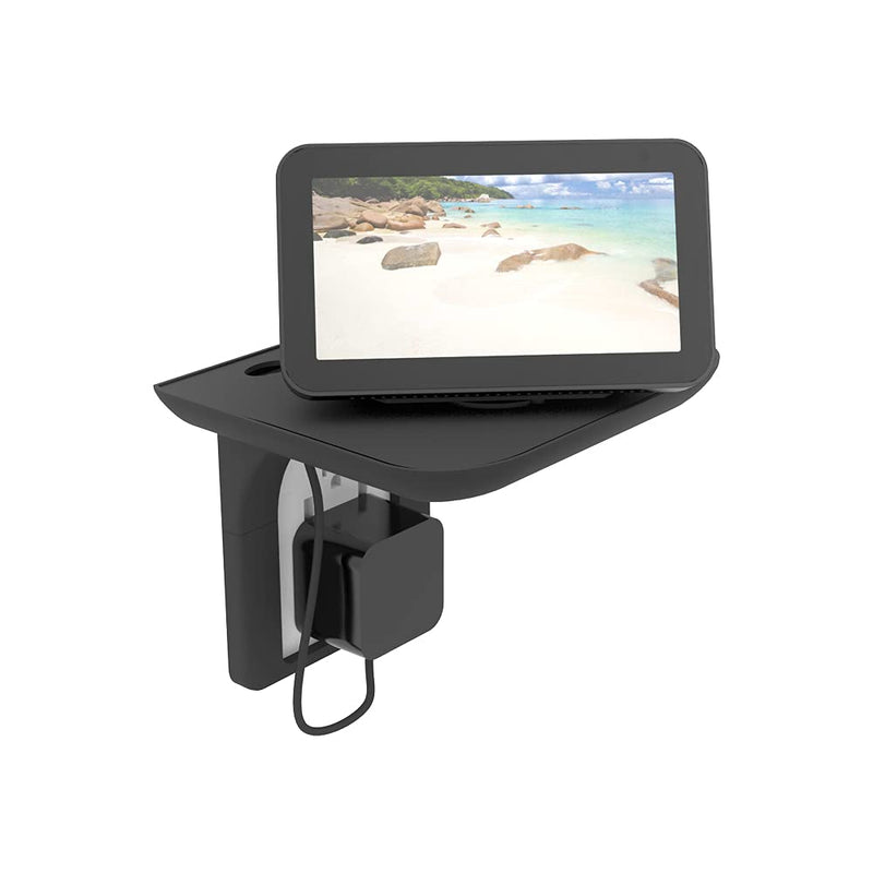 Echo Show 5 Wall Mount Stand, 360 Degree Swivel Adjustable Stand Wall Mounts Stand Holder Accessories Built-in Show 5 (Gen 1 and Gen 2), Smart Home Outlet Speaker Mounts Hanger Space Saving