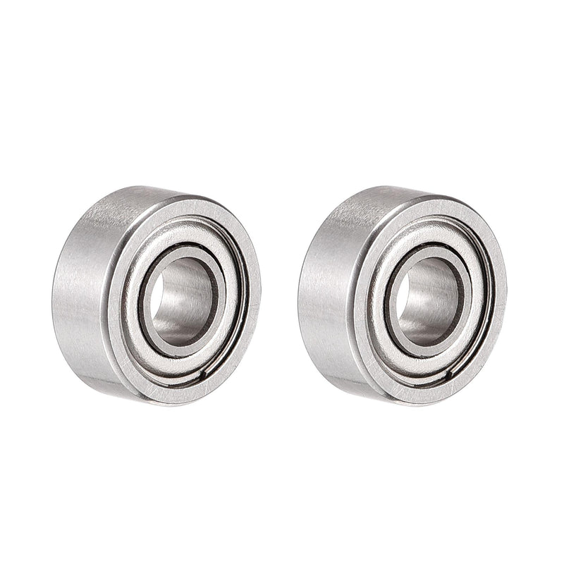 uxcell SMR104ZZ Stainless Steel Ball Bearing 4x10x4mm Double Shielded Bearings 2pcs