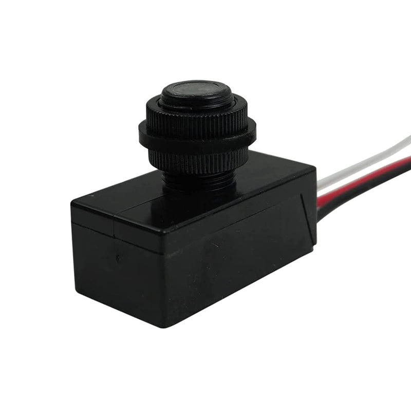 MGGi DC Sensor Photoelectric Light Switch for Outdoor Lighting Fixtures, 5A Dusk to Dawn Photocell Switch, Mini Auto Photoswitch, Hard-Wired Post Eye Light Control Switch - Sensor Control Switch 8-50V