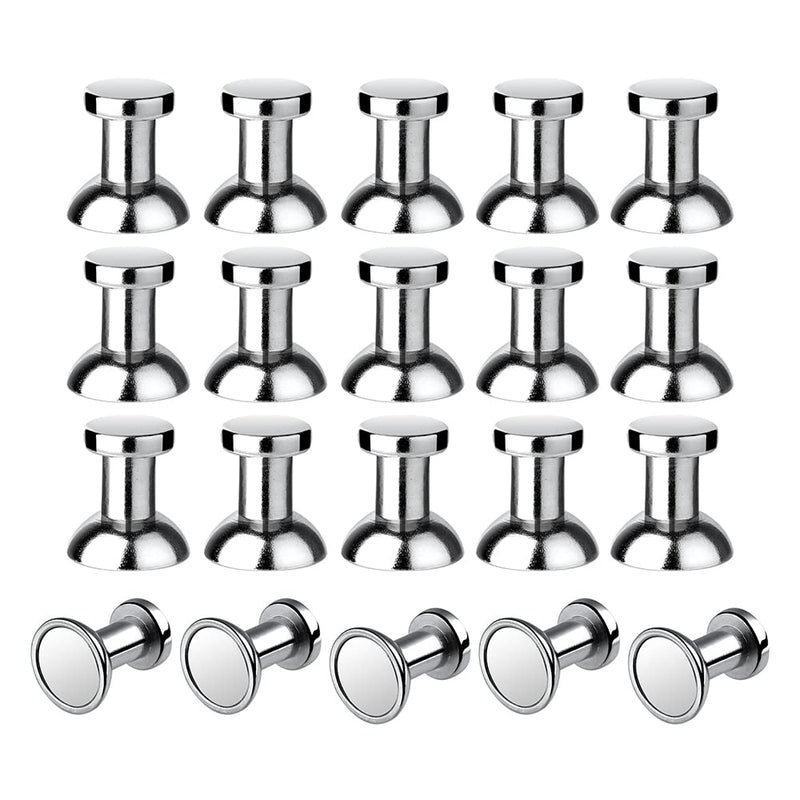 Refrigerator Magnets, Fridge Magnets,Strong Magnetic Push Pins,Magnetic Thumbtack, Strong Holding Power,Houlding up Pictures or Cards, 20 Packs 20Packs