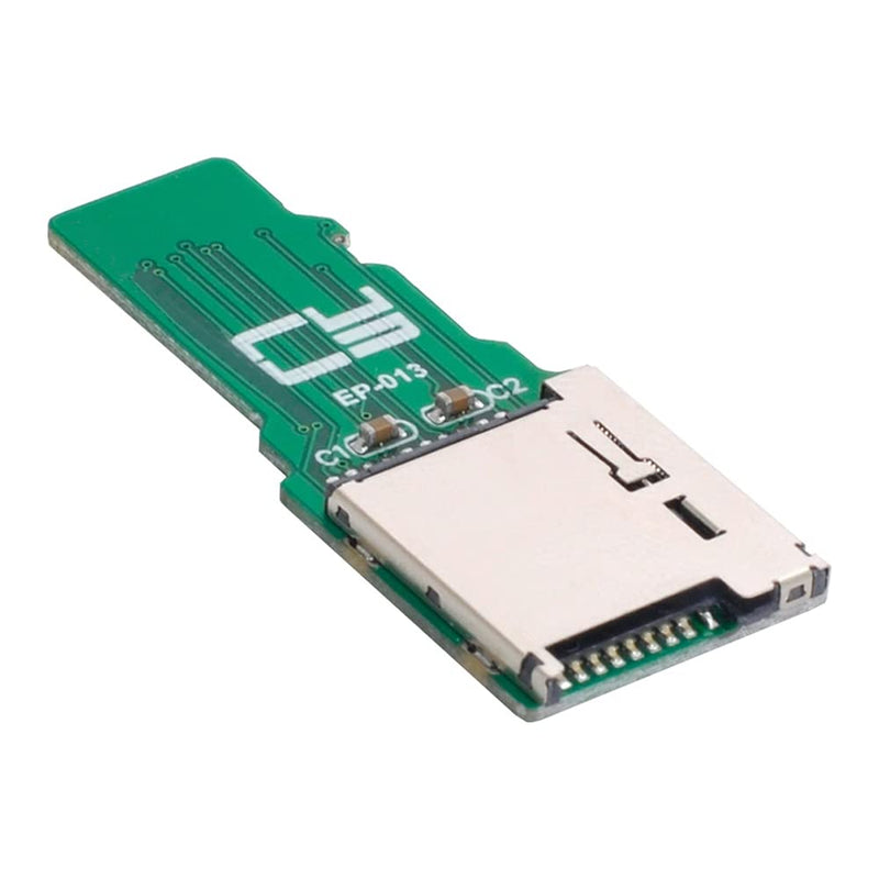 NFHK TF Micro SD Male Extender to TF Card Female Extension Adapter PCBA SD/SDHC/SDXC UHS-III UHS-3 UHS-2 Green TF/TF