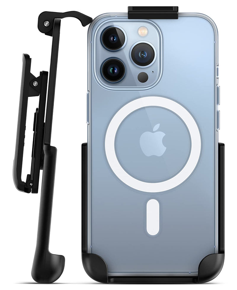 Encased Belt Clip Designed for Apple MagSafe Clear Case (iPhone 13 Pro Max) Holster only, case is not Included