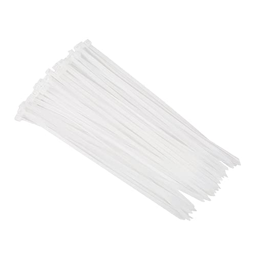 Cable Ties,8 inch Clear Zip Ties,100 Pcs Self-locking Nylon Ties, (200 mm) Wire Ties, Zip Ties Heavy Duty, Can be Used for Circuit Fastening and Water Pipe Lashing