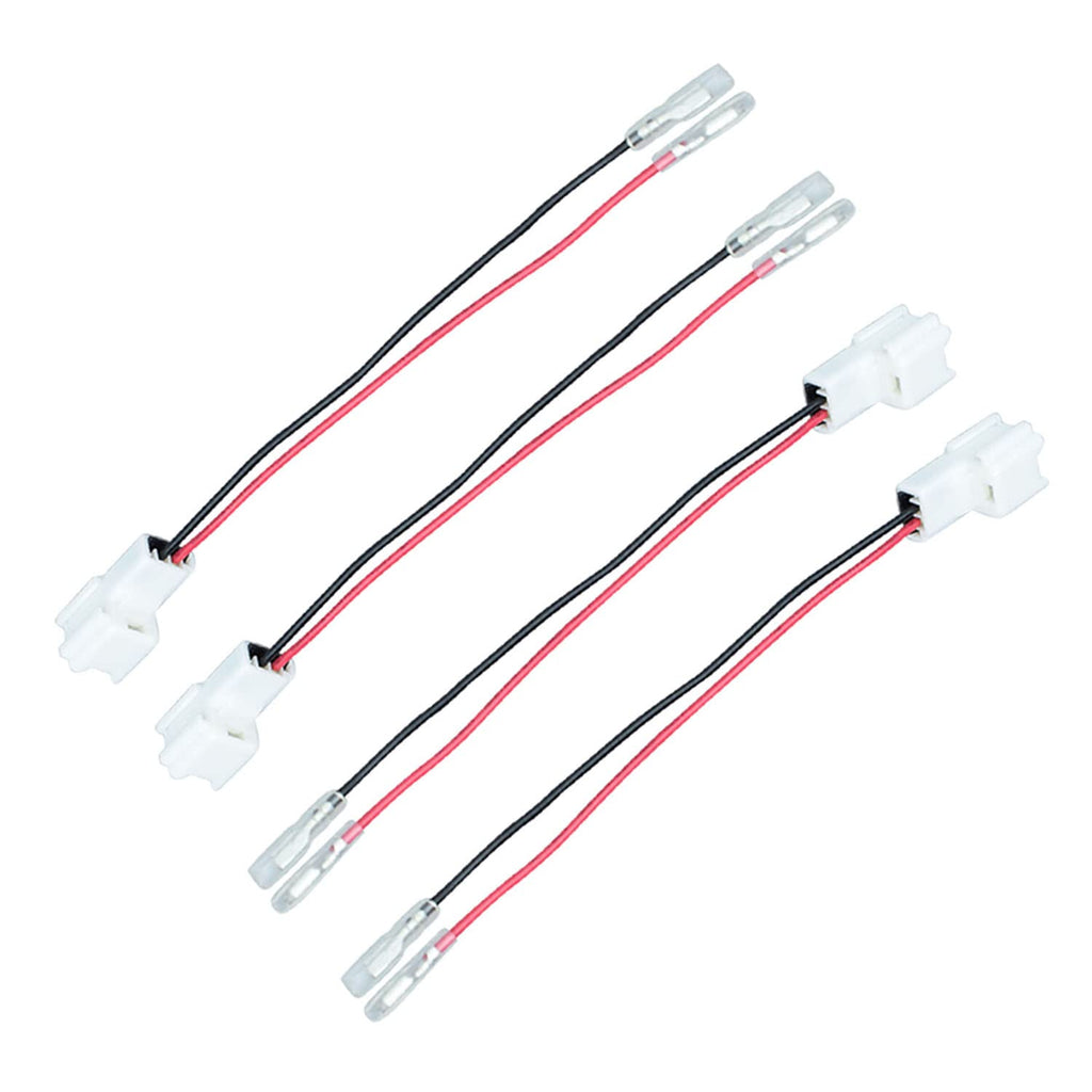 4Pcs Speaker Wire Harness Replacement for 2004-2021 Nissan Altima Titan Frontier Versa Xterra Pathfinder Speaker Connector, 2006-2018 Infiniti M35 Q40 G25 QX70 Car Door Speaker Adapter Plug Speaker harness