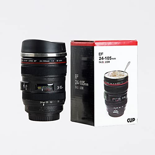 Insulated Camera Lens Designed Coffee Cup