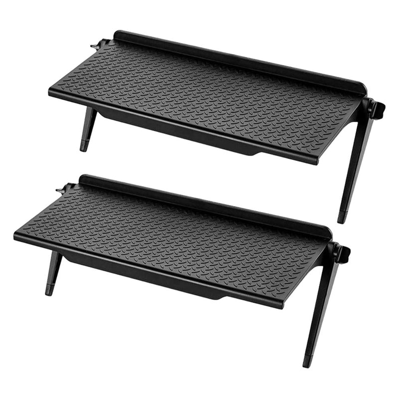 2 PCS TV Screen Top Shelf Monitor Mount Organizer for Computer Monitor/Flat Screen TV Platform Adjustable Screen Bracket Installation Desktop Computer Monitor Streaming Cable Amazon Fire TV top 11" 2 PCS 11.81 in