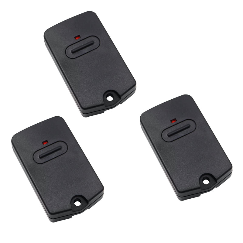 GTO Mighty Mule Gate Opener RB741 FM135 Remote Control Transmitter, Single Button Gate Clicker Garage Door Entry Transmitter (3 Pack) 3