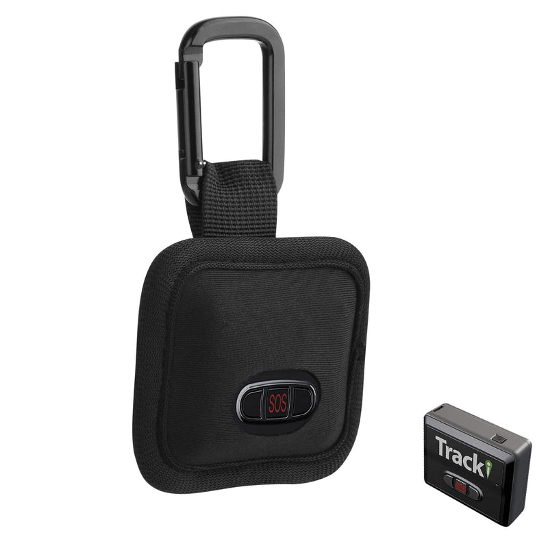 Xxerciz Protective Case for Tracki GPS Tracker, Case Cover with Carabiner, Lightweight Anti-Scratch Shockproof Belt Case Keychain Holder for Kids, Elderly and Pets