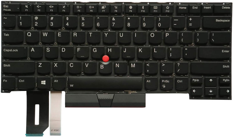 AUTENS Replacement US Keyboard for Lenovo ThinkPad T490S T495S T14S P1 X1 Extreme Gen1 Gen2 Laptop No Frame (Backlight) Backlight