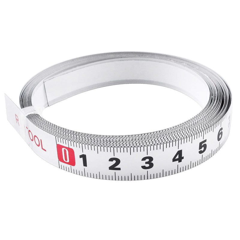 BLLNDX Self-Adhesive Measuring Tape 3m/9.8feet Self Adhesive Metric Ruler Workbench Ruler for T-Track Router Table Saw Band Track