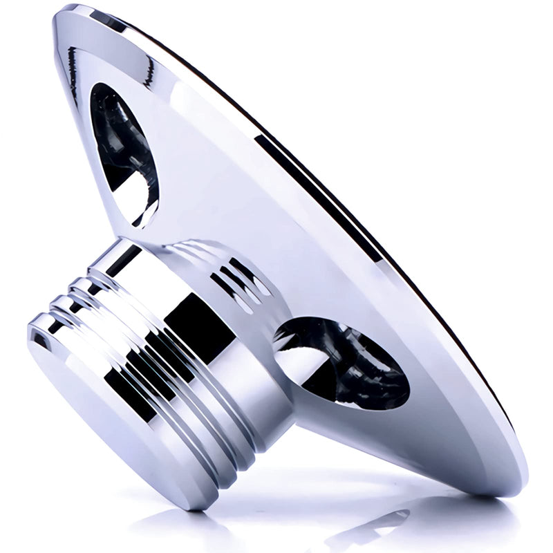 Audiophile Record Weight Clamp for Vinyl, Turntable Weight Stabilizer Aluminum Alloy, LP Record Disc Stabilizer, Vibration Reducer with Protective Soft Pad, Fits on Most Turntable.(Silver, Glossy) LP107 Silver