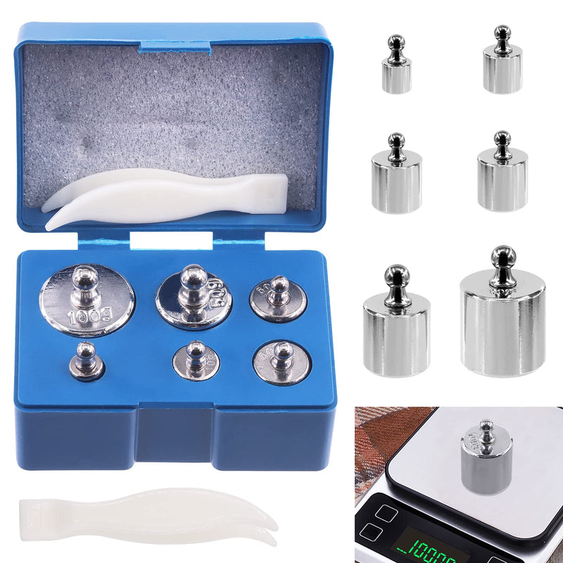 Rustark Precision Calibration Weight Set for Digital Balance Scale, Jewellery Scale (200g Set (Gram)) 200g Set (Gram)