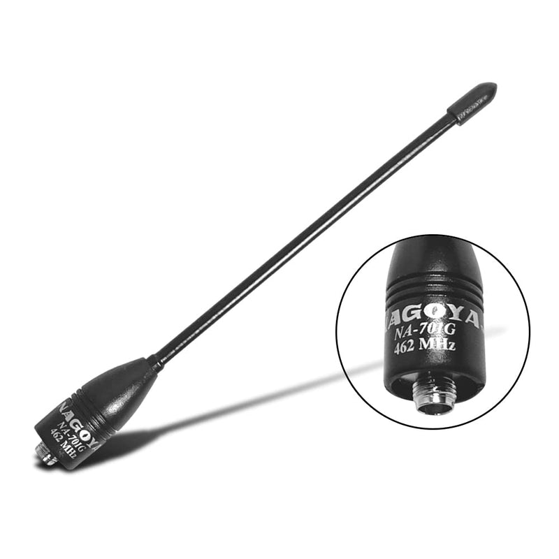 Authentic Genuine Nagoya NA-701G 5.5-Inch Whip GMRS (462MHz) Antenna SMA-Female for BTECH and BaoFeng Radios Handheld Antenna NA-701G GMRS SMA-F