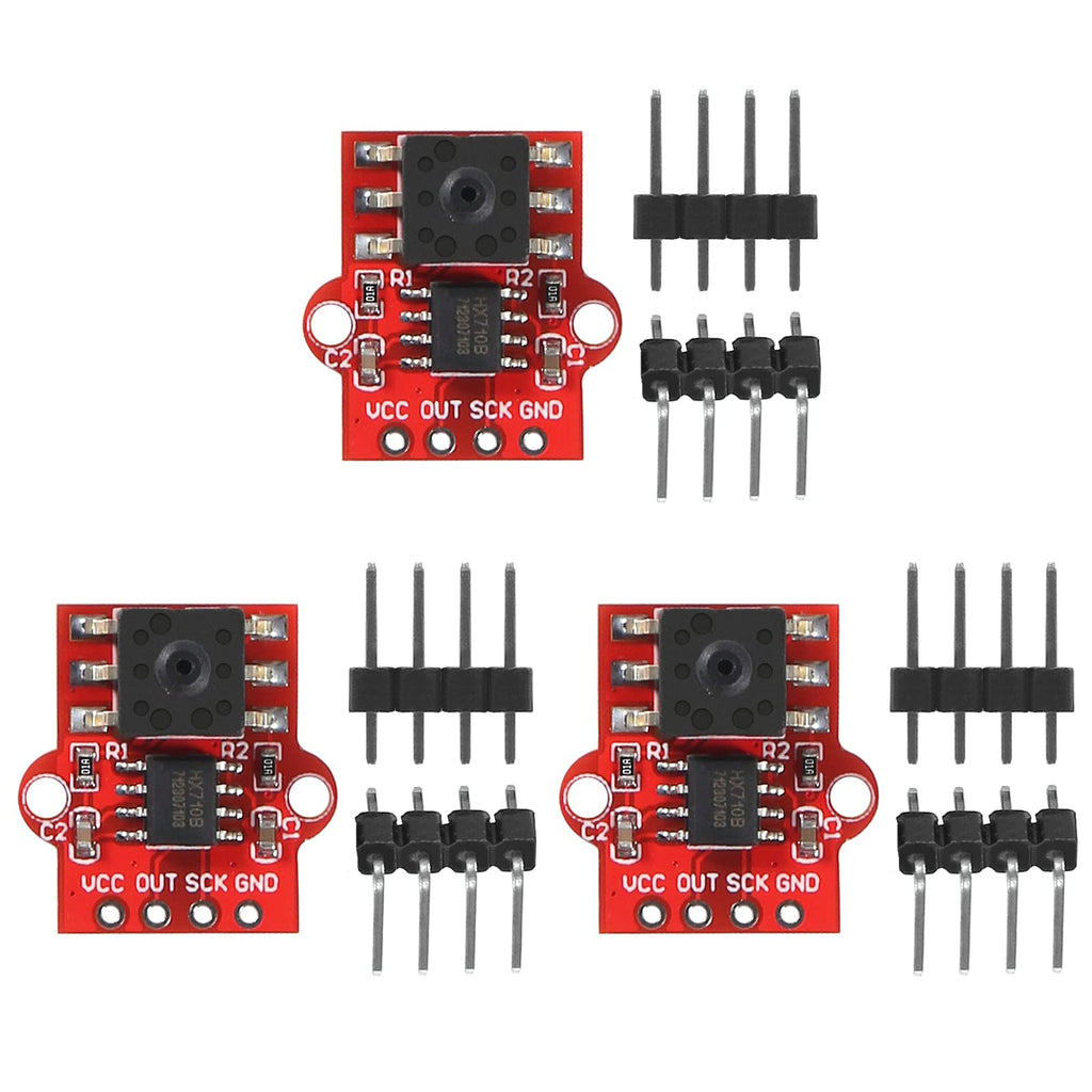 AITRIP 3PCS Air Pressure Sensor Module Board 3.3-5V Digital Barometric Pressure Sensor Module Liquid Water Level Controller Board 0-40KPa for Arduino