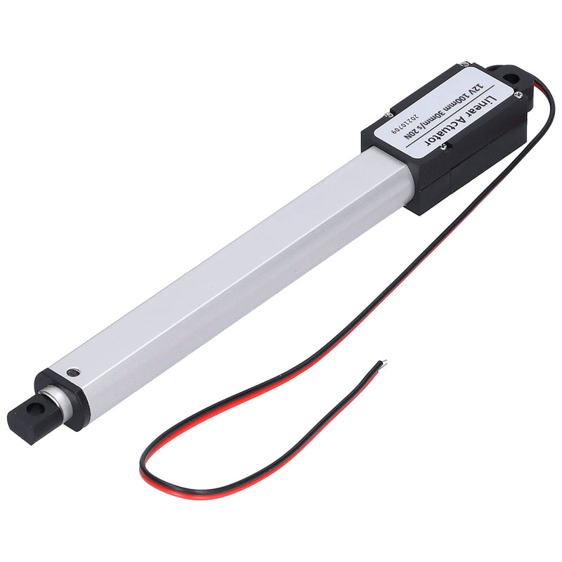 BTER Electric Linear Actuator, DC 12V 100mm Stroke Linear Actuator, 150N/70N/50N/20N High Speed Low Noise Mini Linear Actuator for Industrial, Agricultural Machinery(30mm/s 20N) 30mm/S 20n