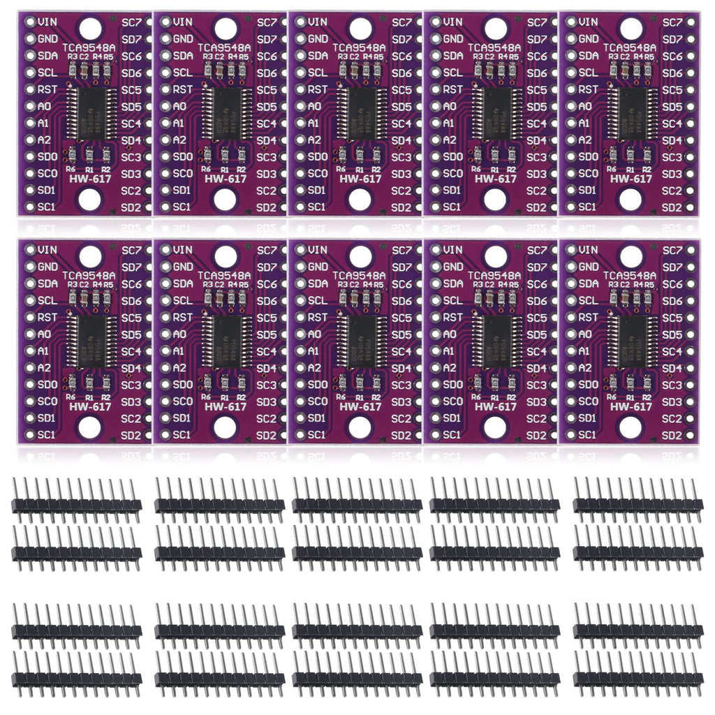 10pcs TCA9548A I2C IIC Multiplexer Breakout Board 8 Channel Expansion Board for Arduino