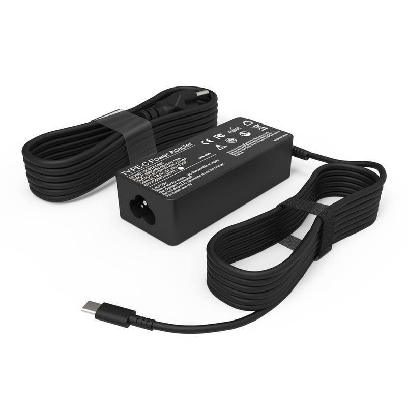 65W 45W USB C Charger for Dell Latitude 7420 5520 7410 5320 5420 7310 7320 9420 9510 7390 Chromebook 3100 3400 3380 5190 5300 XPS 13 9305 P28T P29T P86F P30T LA65NM170 HA65NM170 DA65NM190 LA65NM190