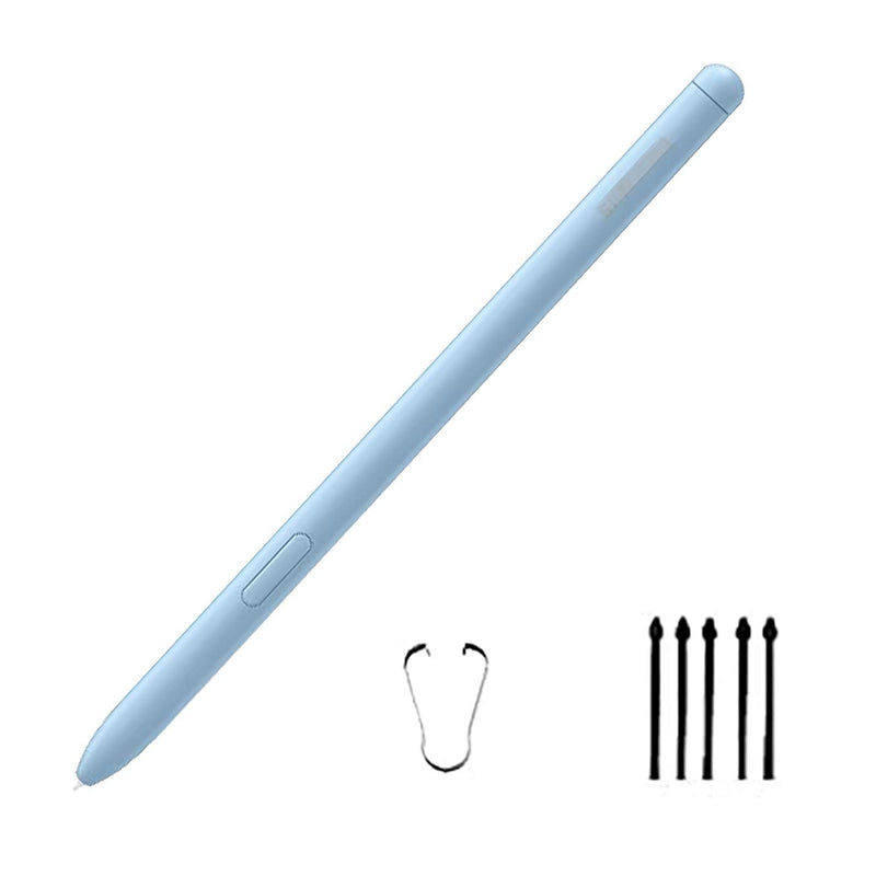 Light Blue Galaxy Tab S6 Lite Pen Reeplacement for Samsung Galaxy Tab S6 Lite S Pen Stylus Pen Replacement +Free 5 Tips for Samsung Galaxy Tab S6 Lite S Pen