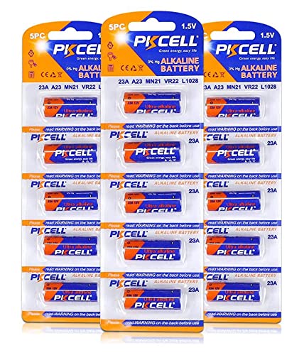 A23 23A 12V Alkaline Battery 12V Specialty 23AE Battery (15 Count) 15 count