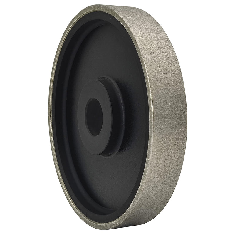 CAQUXIL Diamond Lapidary Jewelry Grinding Wheel 6 Inch with 1 Inch Arbor Hole, Diamond Grinding Wheel for Gem, Marble, Granite, Glass, Ceramics, Cemented Carbide, 320 Grit Grit 320