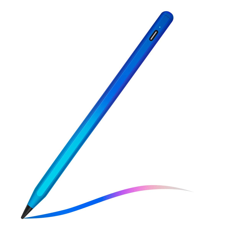 Stylus Pencil for iPad 9th Generation, Active Pen with Palm Rejection Compatible with (2018-2021) Apple iPad 9th 8th 7th Gen/iPad Pro 11 & 12.9 inches/iPad Air 4th Gen/iPad Mini 6th Gen (Cyan) Cyan