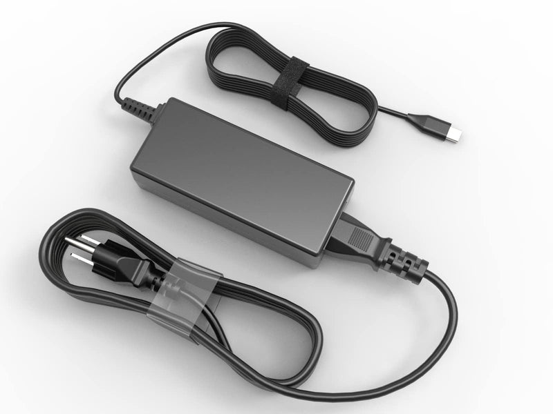45W USB C Universal Laptop Charger Replacement for Lenovo Chromebook 100e 300e 500e C330 Thinkpad X1 T480s T580 Yoga 720, HP Acer Sumsang Asus Chromebook Series,Dell xps 13 Series,Power Cord Supply.