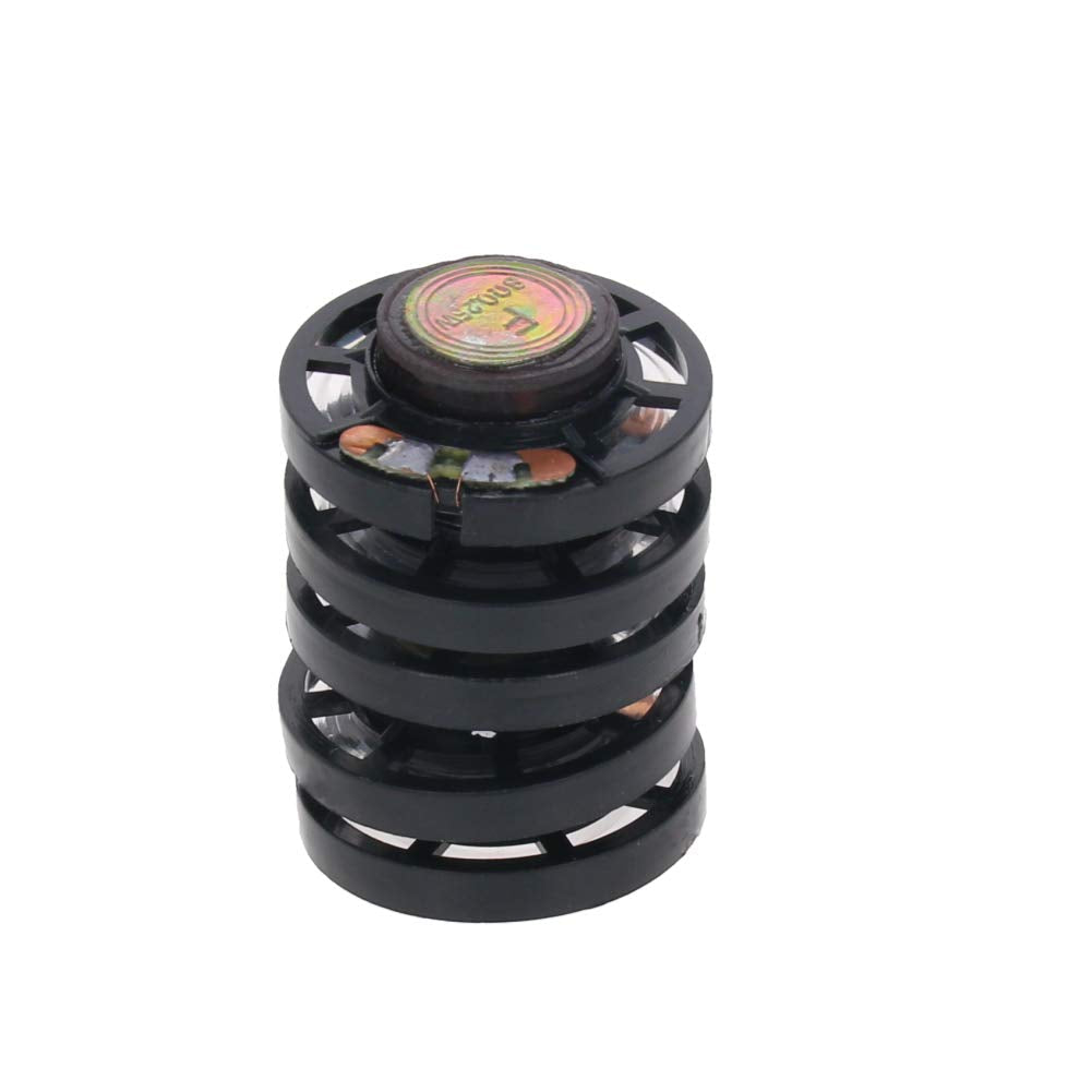 Bettomshin 5Pcs DIY Magnetic Speaker 0.25W 8 Ohm 29mm Diameter Round Shape Replacement Loudspeaker