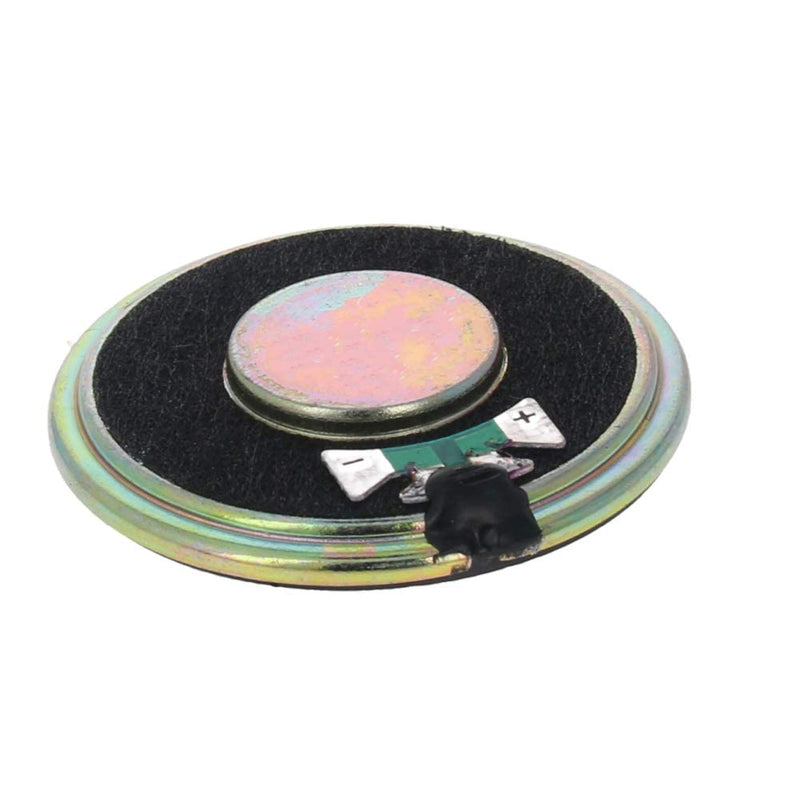 Bettomshin 2Pcs DIY Magnetic Speaker 2W 8 Ohm 40mm Diameter Round Shape Replacement Loudspeaker