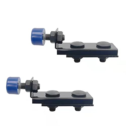 HIFLAME 2 Sets of Trolley Roller Limit Trolley Assembly Positioning for use with 1-5/8" Wide and All 1-5/8" or Taller Strut Channel（Black）