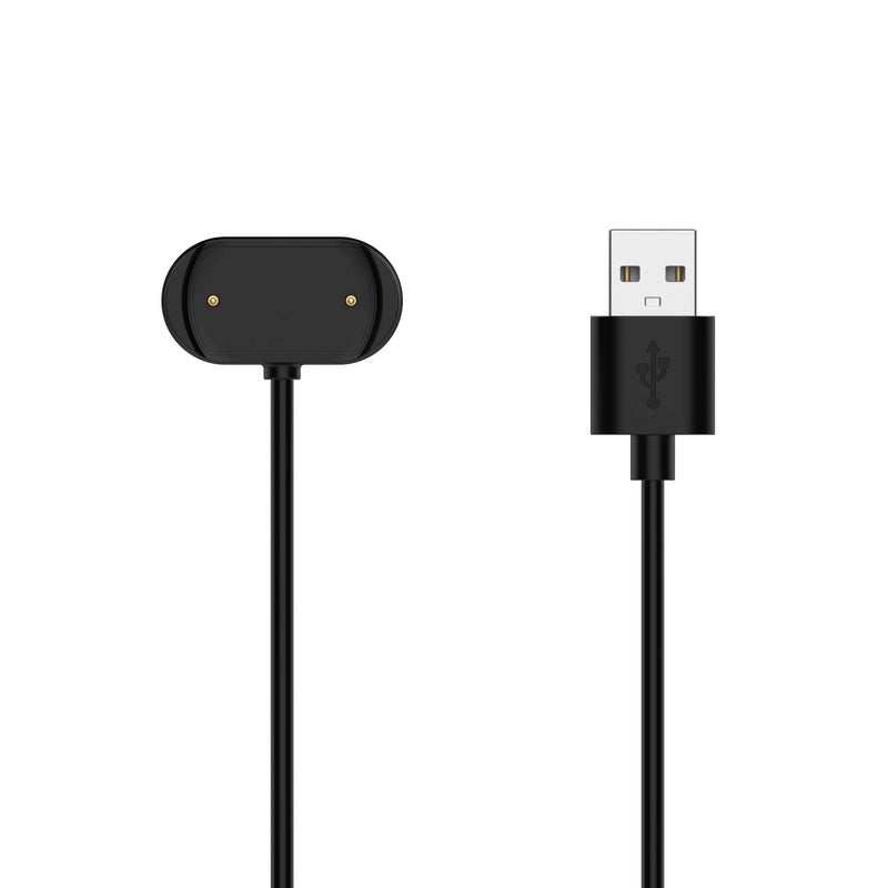 Charging Cable Compatible with Amazfit GTS 3/GTR 3/GTR 3 Pro Charger,3.3ft USB Cable Portable Cord Magnetic Replacement Charger Smartwatch Accessories for Amazfit GTS 3 Charger Cable (Black) Black