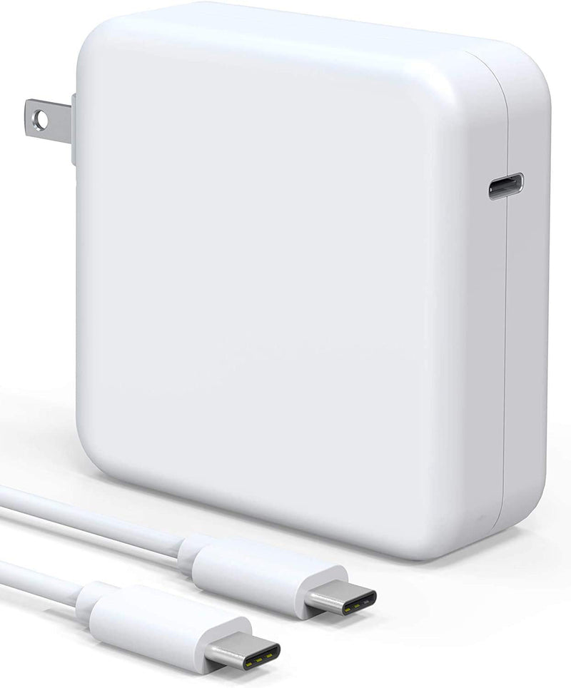 SiliconV MacBook pro Charger 100W USB C Power Adapter Compatible with MacBook Pro 16, 15, 14, 13 Inch, MacBook Air 13 Inch, iPad Pro 2021/2020/2019/2018, Included 7.2ft USB C to C Cable