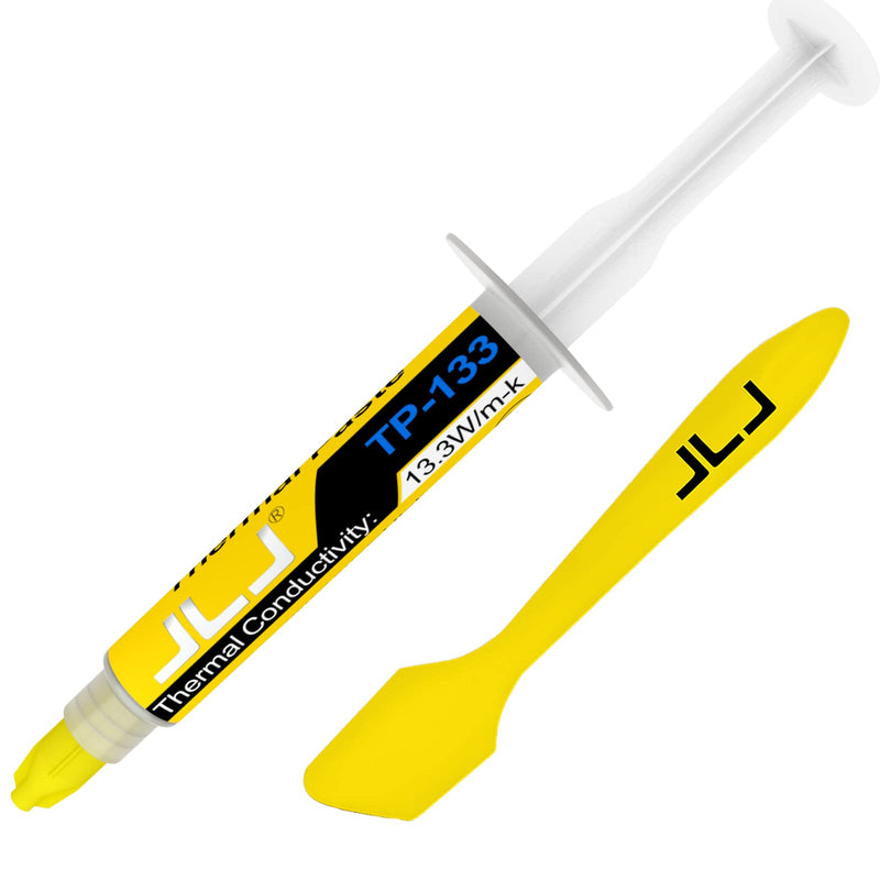 Thermal Paste, JLJ 1.5 Grams CPU Paste Thermal Compound Paste Heatsink for IC/Processor/CPU/All Coolers, Carbon Based High Performance, Thermal Interface Material, CPU Thermal Paste 1.5g