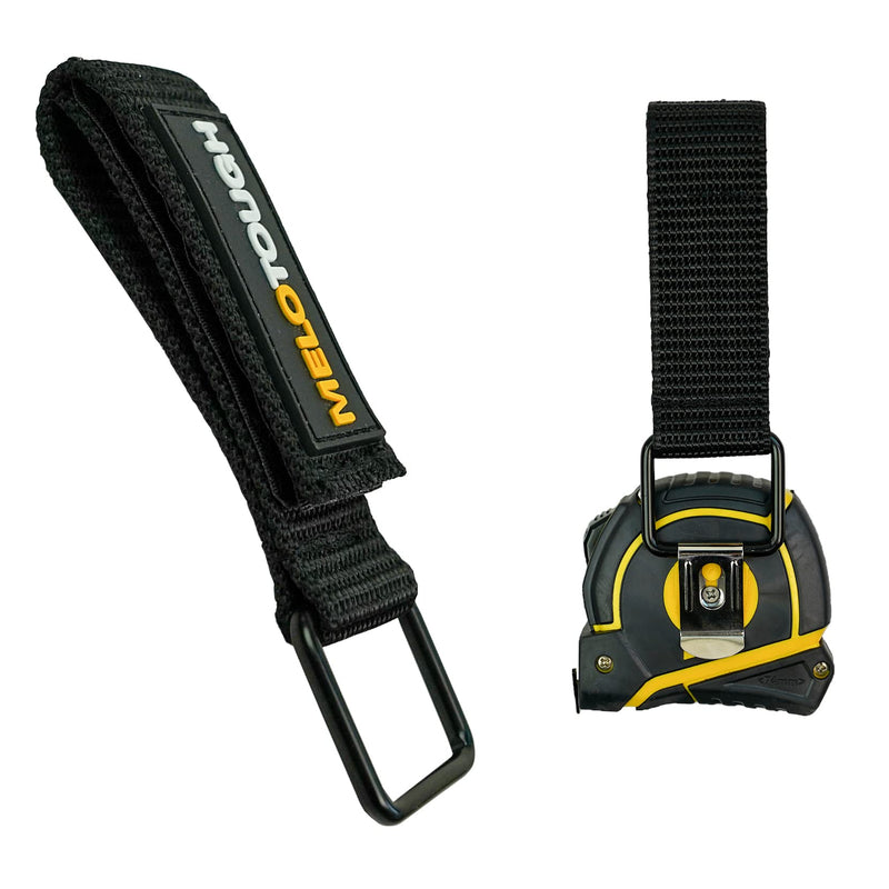MELOTOUGH 2 Pcs Tape Measure Holder Tool Belt Loop Belt Clip Drill Impact Tool Holster - for Tape Measure, Drills, Clipped Tools…