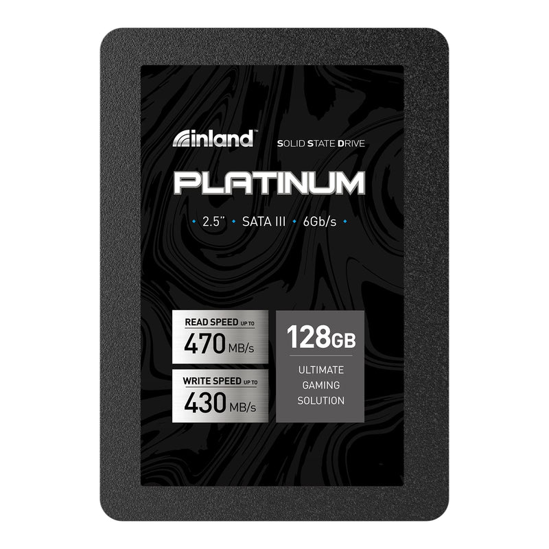 INLAND Platinum 128GB SSD SATA III 6Gb/s 2.5" 7mm TLC 3D NAND Internal Solid State Drive (128GB) Platinum-128GB