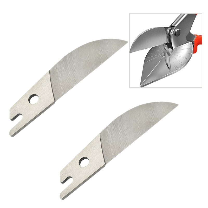 CARCLOTHES Miter Snips Replacement Blade,SK5 Steel Angle shears Blade,2 pcs Miter Trim Cutter Replacement Blade for Miter Cutter,Universal Angle miter Shear Replacement Blade