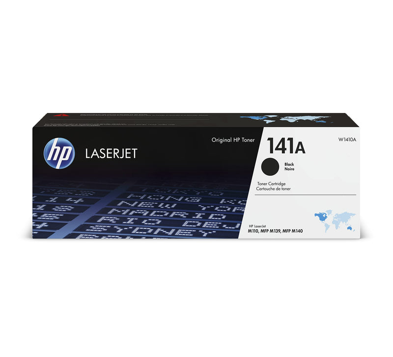 Original HP 141A Black Toner Cartridge | Works with HP LaserJet M110 Series, HP LaserJet MFP M139, M140 Series | W1410A