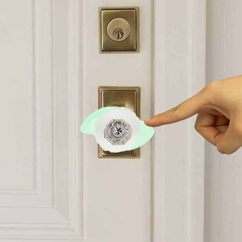 Silicone Doorknob Grips for Arthritis Elderly Disabled - Easy Open Door Living Aid, Fluorescent, 4PCS