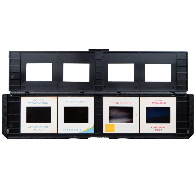 Magnasonic Long Tray Slide Film Holder for 35mm Compatible Film Scanners, Holds 4 Slides to Speed up Processing Time, Easy to Use, Gently Flattens and Protects Film Edges - Set of 3 (ST01)