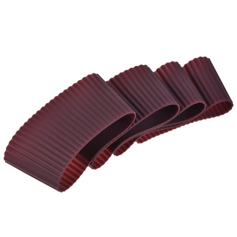 MECCANIXITY Mug Sleeves Heat Resistant Protective Anti-Slip Cup Covers Water Bottle Boots Reddish-brown