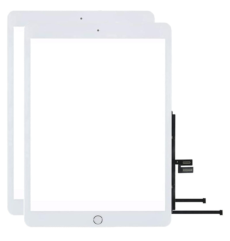 Touch Screen Replacement 2 Pack for iPad 7 7th/8 8th Gen Digitizer 2019/2020 10.2 Inch,for 7th 8th Generation A2197 A2198 A2200, A2270 A2428 A2429 A2430 with Home Button (White) White
